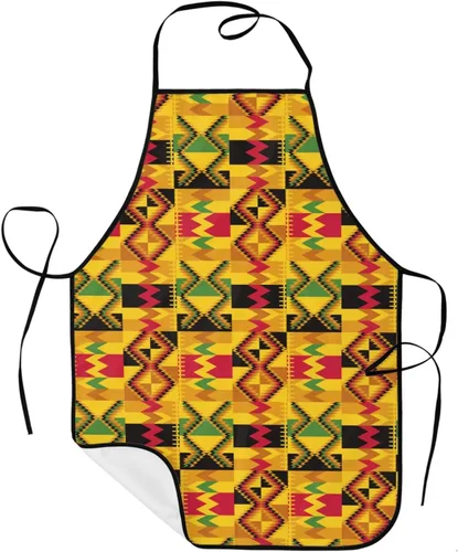 Vista 30 de Sigouyinei Delantales para mujeres con bolsillos, delantal para hombres, delantal adecuado para chefs camareros, técnicos de uñas para hornear