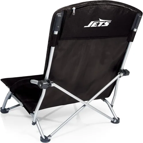 Vista 5 de NFL Tranquility - Silla de playa con bolsa de transporte, silla de playa baja para adultos, silla de césped baja