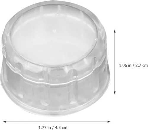 Vista 2 de Reemplazo de la tapa de la coctelera 10 unids té Shaker Cup Caps mano bebida mezclador accesorios