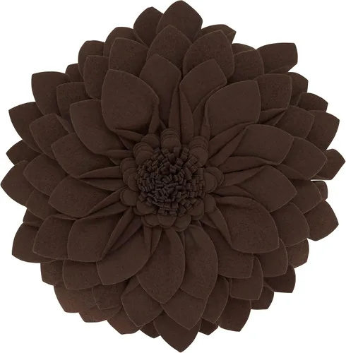 Vista 11 de SARO LIFESTYLE Almohada de fieltro en forma de flor