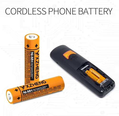 Vista 5 de Batería AAA 8PCS 1.2V 630mAh NI-MH recargable