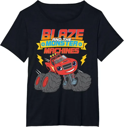 Vista 22 de Blaze & The Monster Machines Cute Blaze - Camiseta Negro