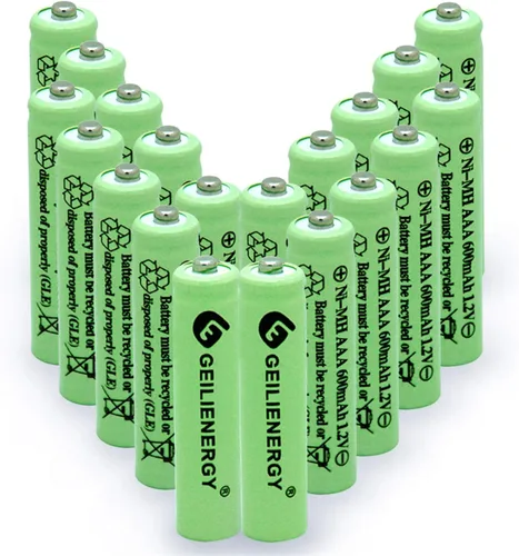Vista 9 de Pilas de luz solar AAA Triple A NIMH 600mAh 1.2V recargables para luces de jardín, control remoto ratones (paquete de 8)