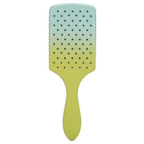 Vista 2 de Wet Brush Desenredador de paletas, verde/azul, cerdas IntelliFlex ultrasuaves con diseño AquaVent ideal para tratamientos capilares, cepillo sin