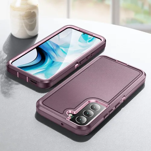 Vista 7 de Funda protectora para Galaxy S22 para mujer, a prueba de caídas híbrida, resistente, resistente, a prueba de golpes, ajuste delgado, para Galaxy