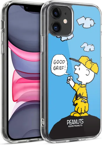 Vista 67 de Head Case Designs Funda de gel suave con licencia oficial de Peanuts Autumn Charlie Brown compatible con Apple iPhone 7 Plus/iPhone 8 Plus