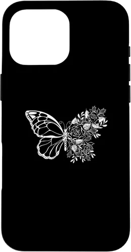 Vista 19 de Butterfly with Flowers Design Butterflies Flower Lover Case for iPhone 16