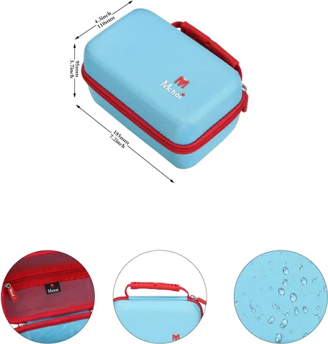 Vista 8 de Mchoi Estuche rígido para Winning Moves Rack-O Retro Package Card Game, funda protectora impermeable a prueba de golpes