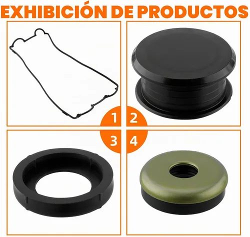 Vista 4 de GoaMotors Junta de Tapa de Válvulas Compatible con Acura Integra 1.8L B18A1 B18B1 para Honda CRV 2.0L B20B4 B20Z2, VS50362R
