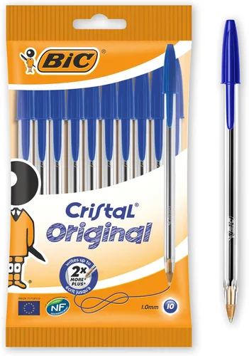 Vista 15 de BiC Cristal Original - Bolígrafo con punta redonda 1.0 mm paquete de de 4