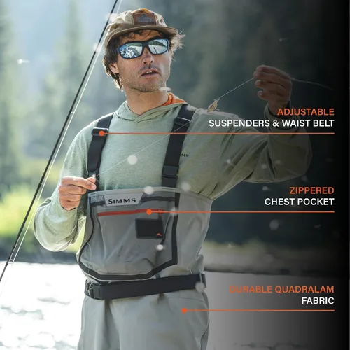 Vista 2 de Simms Vadeadores de pesca Freestone Stockingfoot para hombre