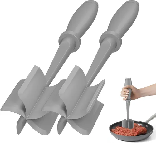 Vista 18 de Picadora de carne, mejora la picadora de hamburguesas, picadora de carne premium resistente al calor para carne molida de res, carne de pavo molida