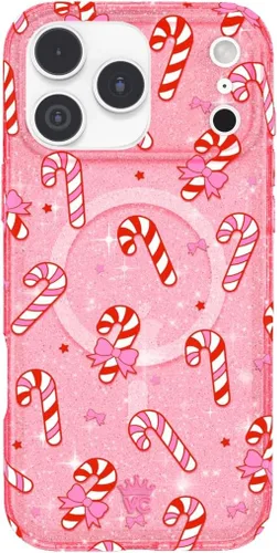 Vista 272 de VELVET CAVIAR Funda para iPhone 15, compatible con MagSafe, probada contra caídas de 10 pies, fundas protectoras de diseño, leopardo color rosa