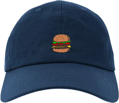 Vista 3 de owndis Gorra de hamburguesa bordada para hombres y mujeres, gorra de béisbol ajustable