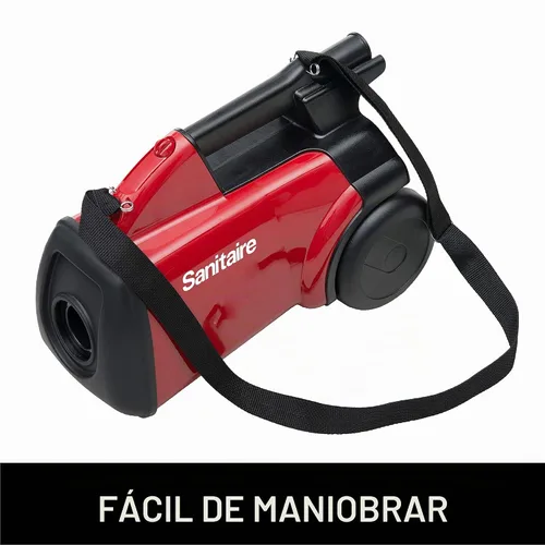 Vista 3 de Sanitaire SC3683D Aspiradora con contenedor, color rojo, 19.2 x 17.75 x 11.3 pulgadas