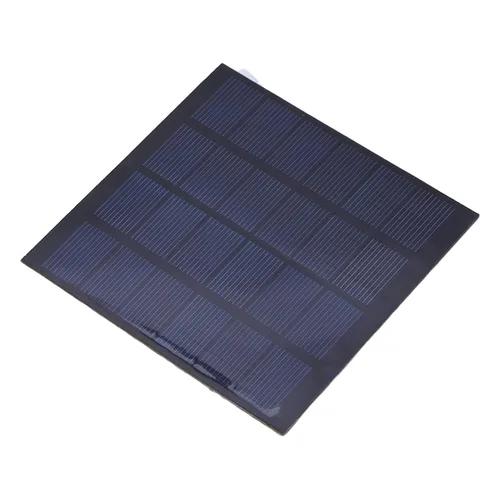 Vista 4 de Panel solar monocristalino de 6V 1.5W alta tasa de conversión Tamaño compacto resistente al agua resistente a los rayos UV Diseño para bicicleta