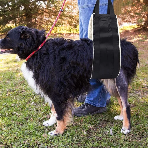 Vista 4 de Hevy Duty Arnés portátil de elevación para perros de 20 a 150 libras, arnés de elevación portátil para patas traseras, arnés de cadera para perros