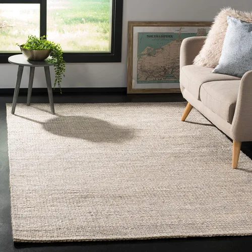 Vista 26 de SAFAVIEH Marbella Collection - Alfombra decorativa, 2 pies 3 pulgadas x 4 pies, marfil, yute hecho a mano, ideal para zonas de alto tráfico
