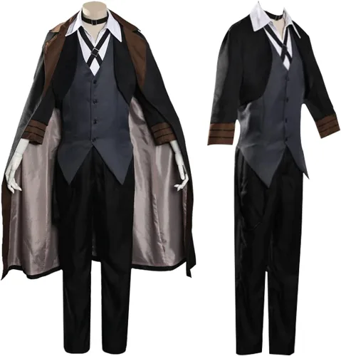 Vista 2 de Nakahara Chuuya - Disfraz de cosplay de Dazai Osamu para hombre