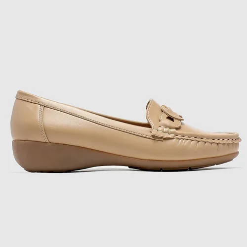 Vista 2 de Cestfini Penny Loafers for Women Shoes Dressy Casual, Wedge Heel Shoes Comfort for Work, Slip On Braided Moccasins Driving Closed Toe Shoes