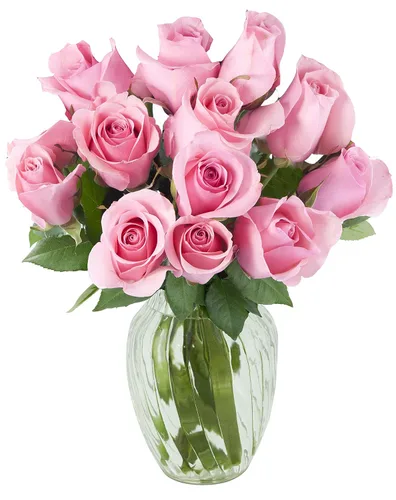 Vista 64 de KaBloom - Rosas arcoíris (media docena)- Flores frescas para cumpleaños, San Valentín y Día de la Madre