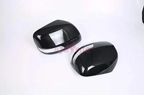 Vista 9 de Para Toyota Land Cruiser 150 Prado FJ150 2010-2018 Fibra de Carbono Color Puerta Espejo Cubierta Vista Trasera Superposición Trim Car-Styling Prado