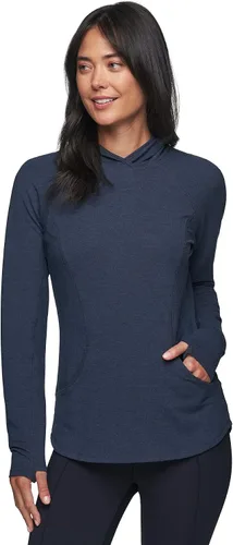Vista 3 de RBX Active - Sudadera con capucha de manga larga y ligera para mujer