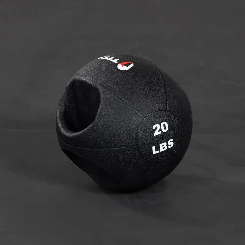Vista 2 de Titan Fitness Bola medicinal de doble agarre