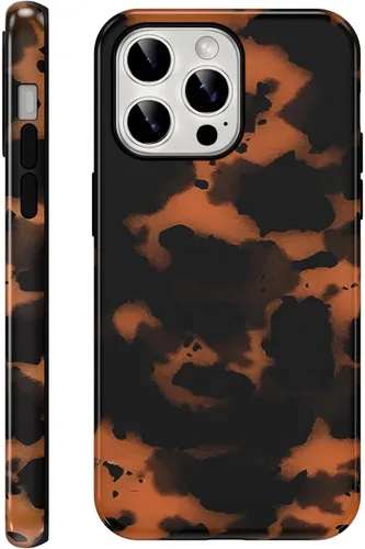 Vista 31 de Funda Linda con Estampado de Guepardo para iPhone 11, Funda de Caparazón de Tortuga de 6.1 Pulgadas, Diseño Estético, Moderno, Fresco, de Lujo