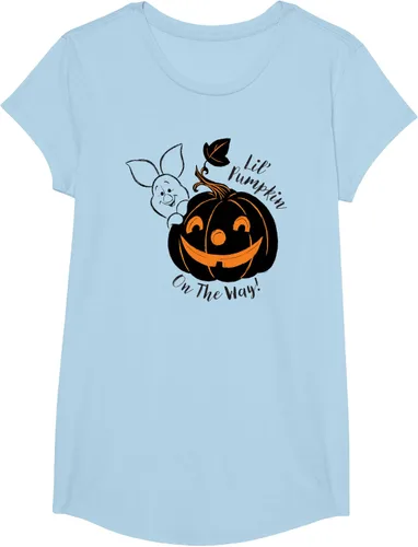 Vista 13 de Disney Camiseta de Halloween Winnie the Pooh Lil' Pumpkin on the Way, Blanco, S