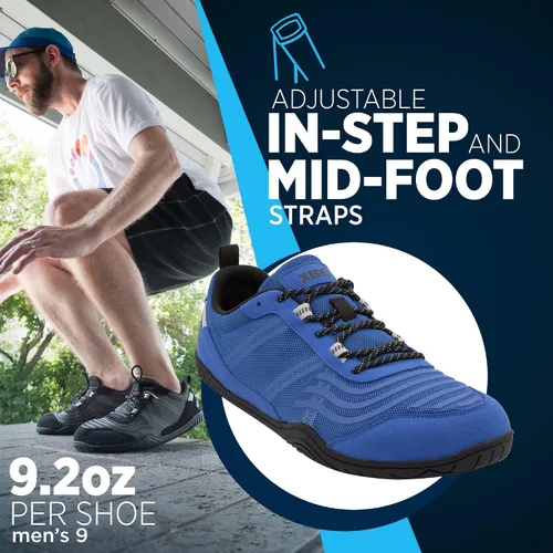 Vista 7 de Xero Shoes Zapatos de entrenamiento cruzado 360 para hombre con tacón sin caída y varillas de agarre de cuerda para escalar