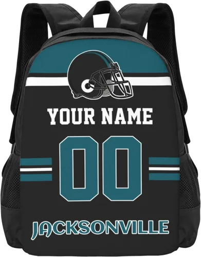 Vista 31 de Mochila de estilo de fútbol personalizado Mochila personalizada con nombre y número Mochilas personalizadas de alta capacidad bolsa regalos, Arizona