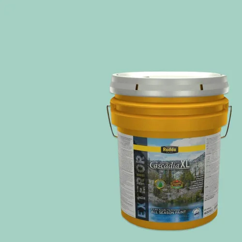 Vista 13 de Rodda Paint CASCADIA XL - Pintura satinada exterior e imprimación en uno, 1 galón, hoja de aloe