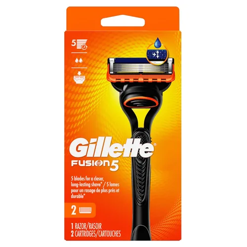 Vista 10 de Gillette Fusion5 Maquinilla de afeitar para hombre, mango + 2 repuestos de cuchilla de afeitar