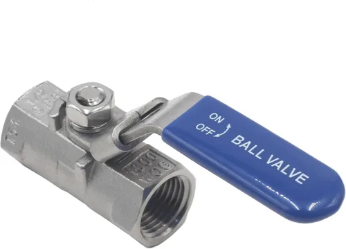Vista 4 de HFS (R) Válvula de bola de una pieza 1/2" NPT hembra x 1/2" NPT hembra, acero inoxidable 304, 1000 CWP