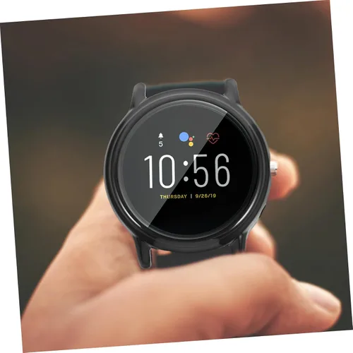 Vista 5 de Hemobllo Accesorios compatibles con Fossil Gen 5 The Carlyle HR - Carcasa protectora con marco protector de pantalla