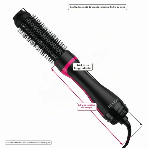Vista 9 de REVLONSecador de cepillo redondo de un paso 1-1 / 2 "de una etapa 1-1 / 2" Secador y estilizador