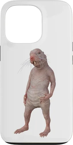 Vista 10 de Carcasa para iPhone 16 Live Weird Funny Naked Mole Rat Strange Animal Case