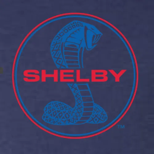 Vista 2 de Shelby Cobra USA Logo Emblem Powered by Ford Motors Cars and Trucks - Camiseta premium de triple mezcla para hombre