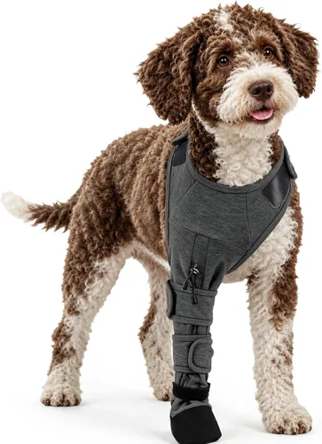 Vista 13 de ROZKITCH Protector de heridas de patas de perro, protectores de patas de Púrpura