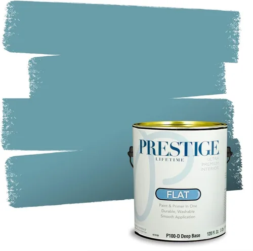 Vista 10 de PRESTIGE Pintura exterior e imprimación en uno, Apalaches, plano, 1 galón
