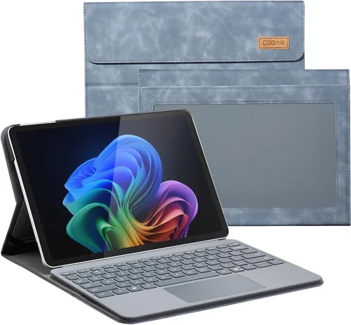 Vista 8 de CoBak Funda para Microsoft Surface Pro de 12" (2025), Premium Business Cover con soporte multiángulo, soporte para lápiz capacitivo integrado