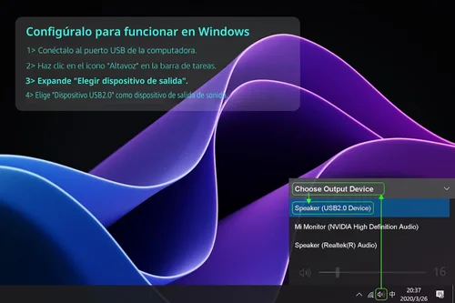 Vista 8 de Altavoces de computadora para monitor de computadora de escritorio, enchufe USB, con cable, barra de sonido de computadora para PC, altavoces