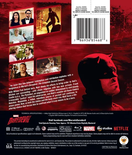 Vista 2 de Daredevil The Complete Second Season