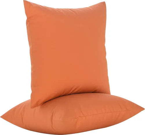 Vista 9 de JMGBird Almohadas impermeables para exteriores de 18 x 18 pulgadas para muebles de patio, cama, sofá y sofá Almohadas de exterior con inserto