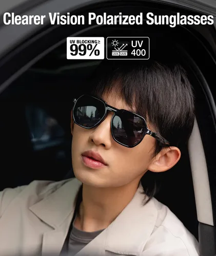 Vista 3 de BENEUNDER Gafas de sol plegables polarizadas ultraligeras con protección UV400