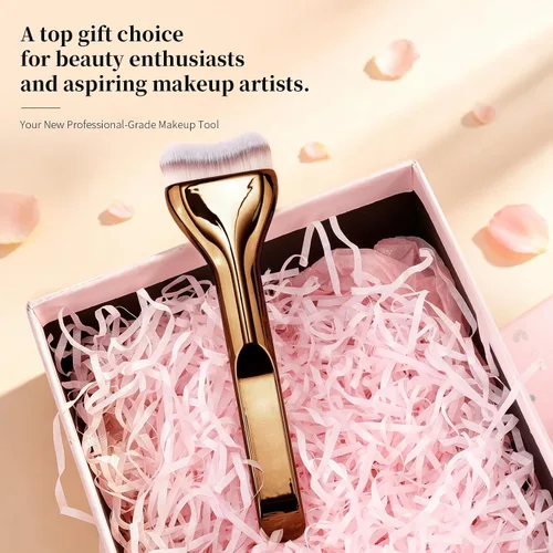 Vista 7 de DUcare Brocha de base plana para maquillaje líquido