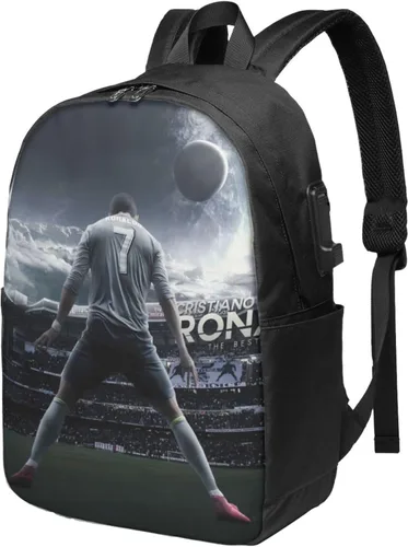 Vista 11 de #7 Mochilas Bolso Portátil Bolsa Bookbag Usb Mochila 17 Pulgadas Para Diario