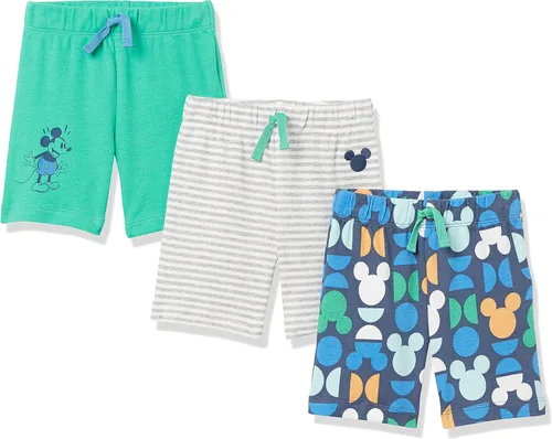Vista 4 de Amazon Essentials Disney Marvel Pantalones cortos para bebé niño de Star Wars, varios paquetes