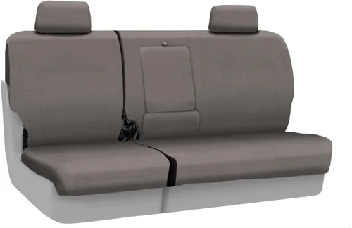 Vista 28 de Coverking Funda de asiento de ajuste personalizado para modelos selectos de Nissan Frontier, polialgodón (negro)